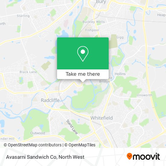 Avasarni Sandwich Co map