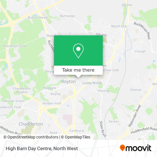 High Barn Day Centre map