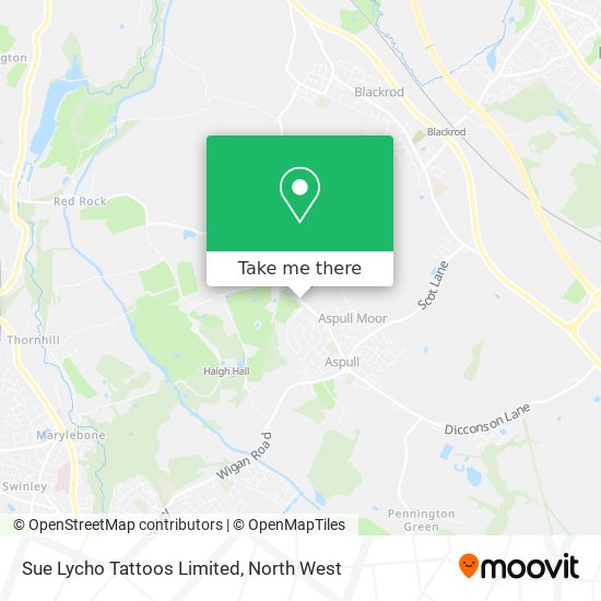 Sue Lycho Tattoos Limited map