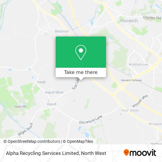 Alpha Recycling Services Limited map