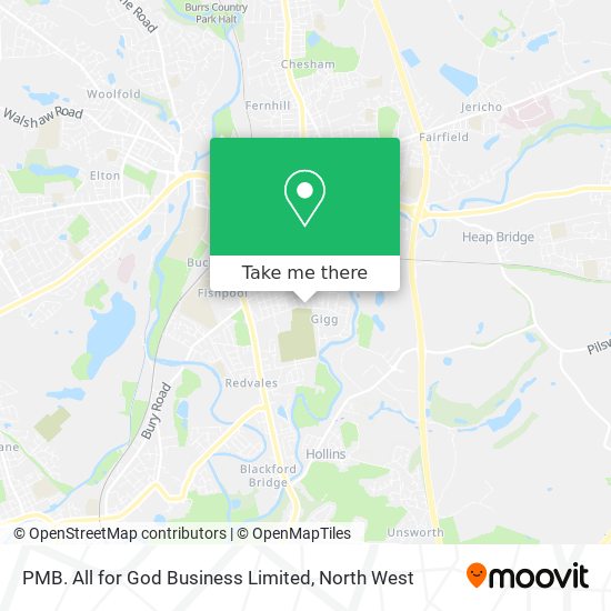 PMB. All for God Business Limited map