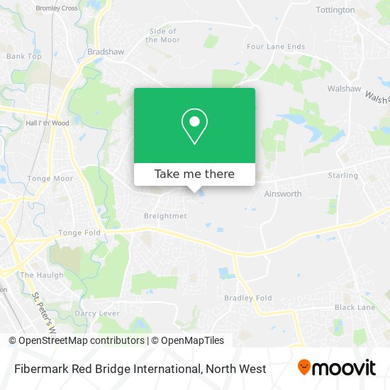 Fibermark Red Bridge International map