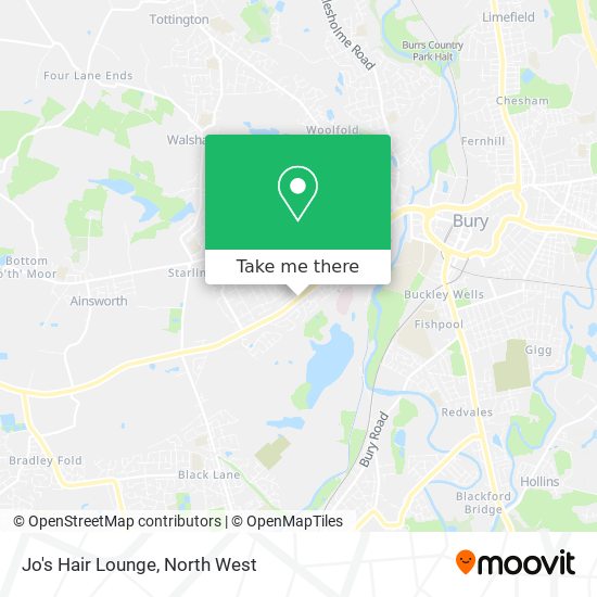 Jo's Hair Lounge map