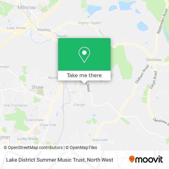 Lake District Summer Music Trust map