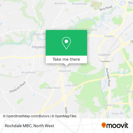 Rochdale MBC map