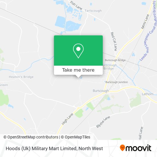 Hoods (Uk) Military Mart Limited map