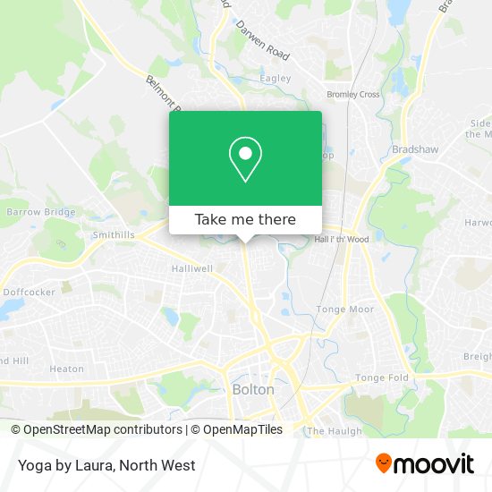 Yoga by Laura map