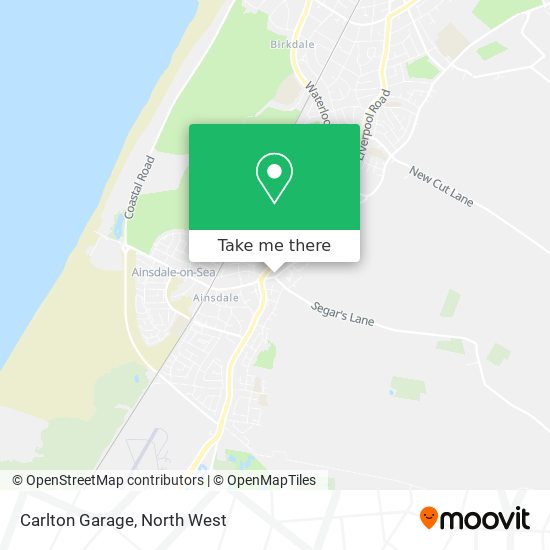 Carlton Garage map