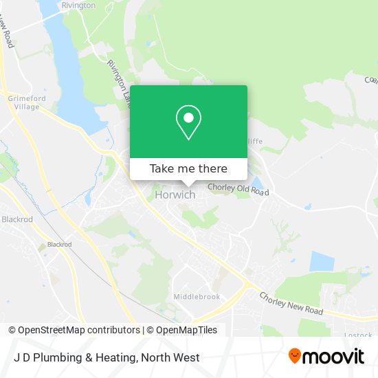 J D Plumbing & Heating map