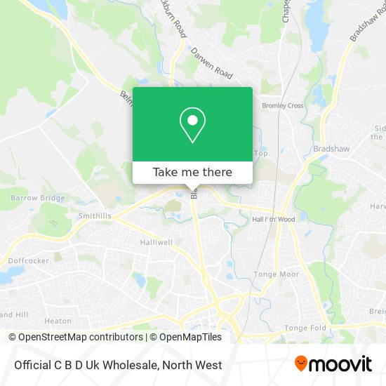 Official C B D Uk Wholesale map