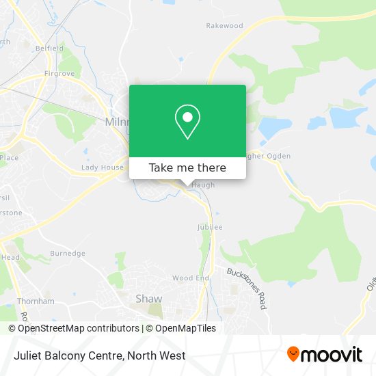 Juliet Balcony Centre map