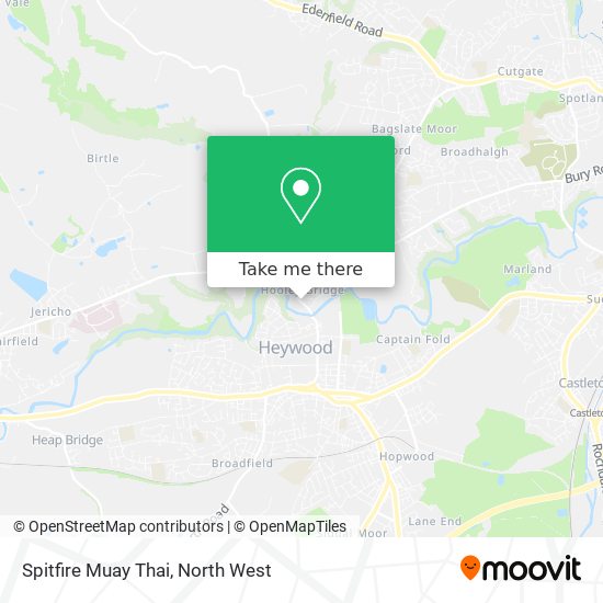 Spitfire Muay Thai map