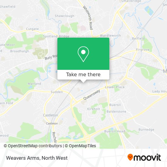 Weavers Arms map