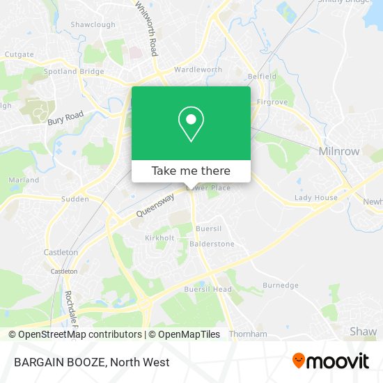 BARGAIN BOOZE map