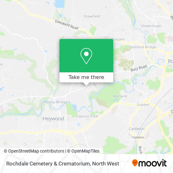 Rochdale Cemetery & Crematorium map