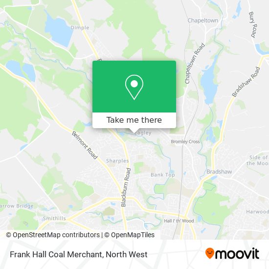 Frank Hall Coal Merchant map
