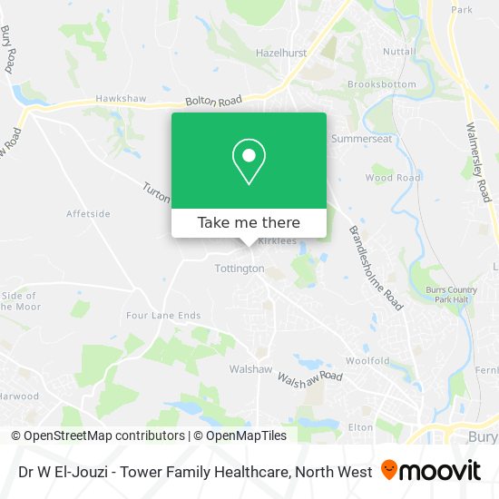 Dr W El-Jouzi - Tower Family Healthcare map