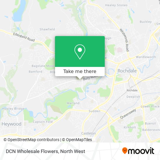 DCN Wholesale Flowers map
