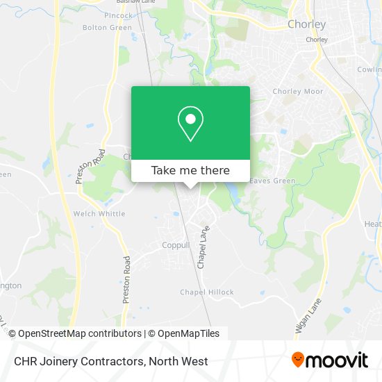 CHR Joinery Contractors map