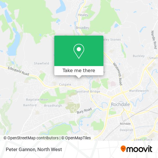 Peter Gannon map