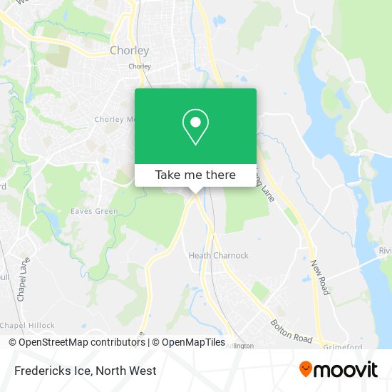 Fredericks Ice map