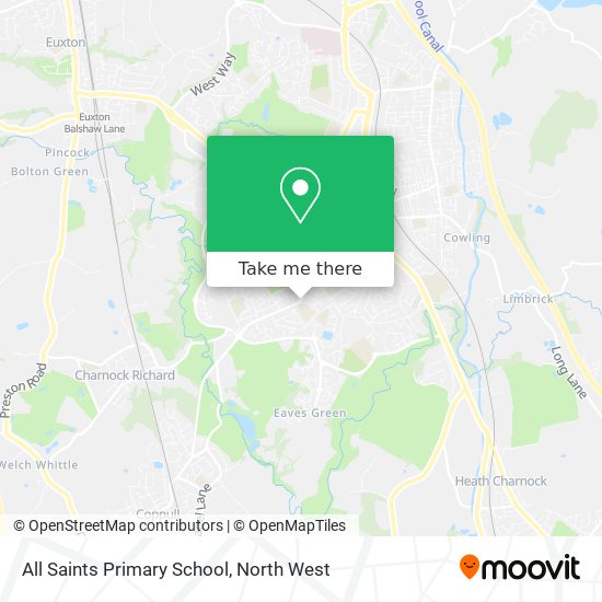 All Saints Primary School map