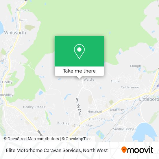 Elite Motorhome Caravan Services map