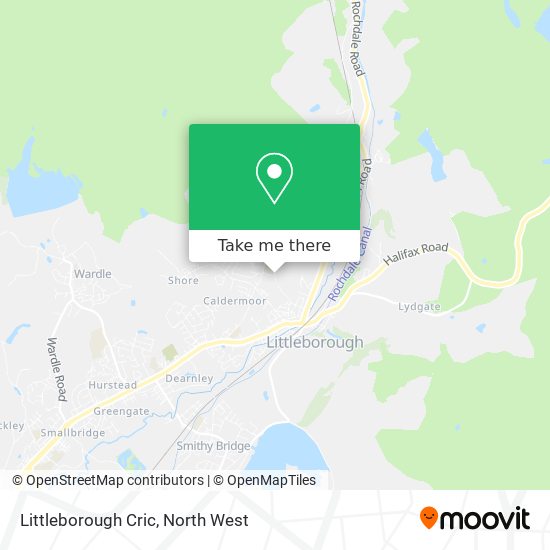 Littleborough Cric map