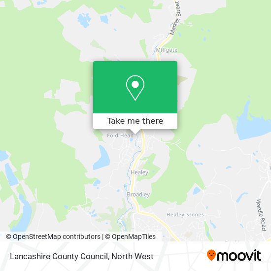 Lancashire County Council map
