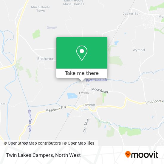Twin Lakes Campers map