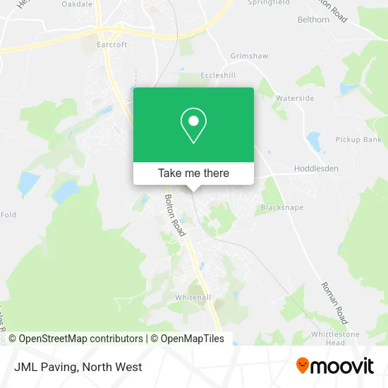 JML Paving map