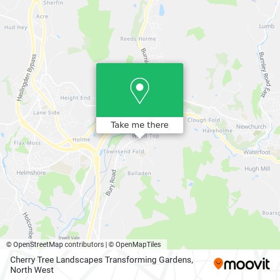 Cherry Tree Landscapes Transforming Gardens map