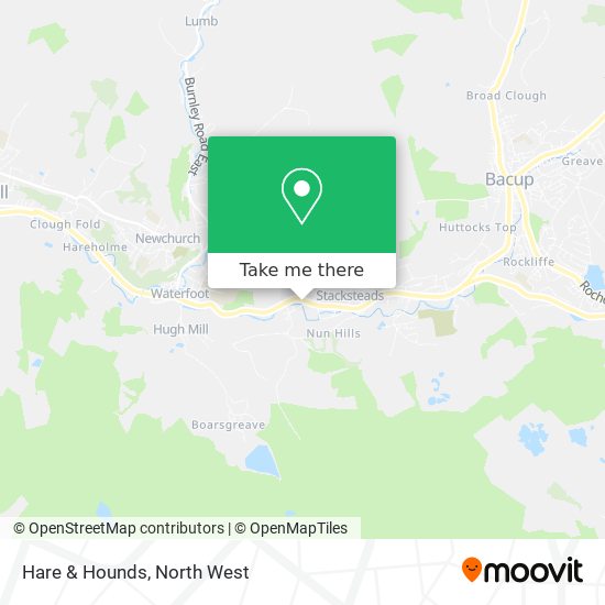 Hare & Hounds map