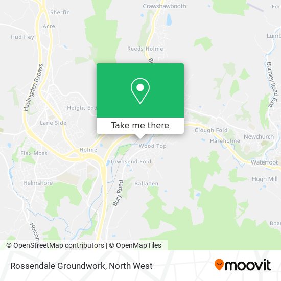 Rossendale Groundwork map