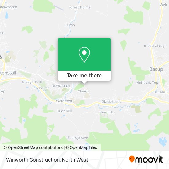 Winworth Construction map