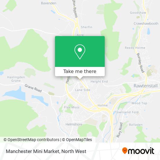 Manchester Mini Market map