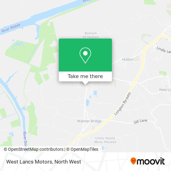 West Lancs Motors map