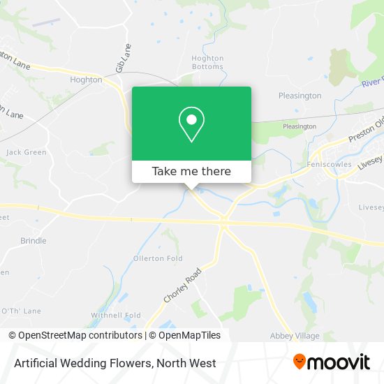 Artificial Wedding Flowers map