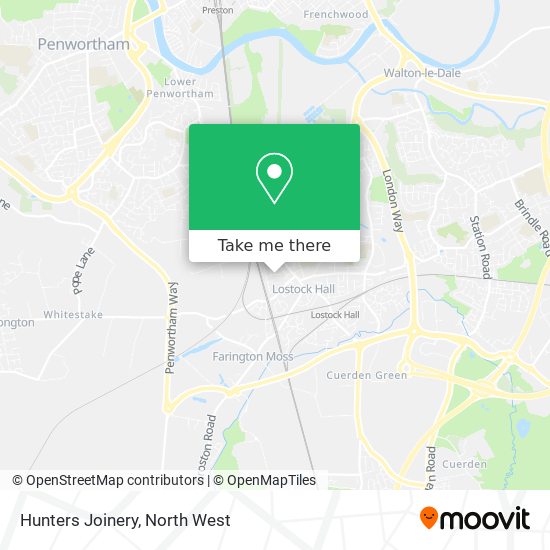 Hunters Joinery map