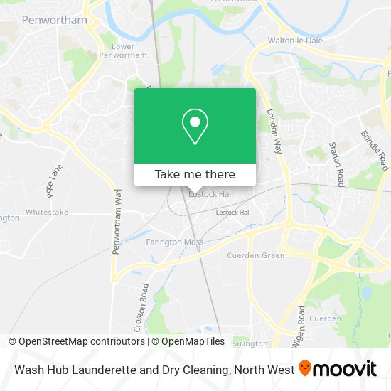 Wash Hub Launderette and Dry Cleaning map