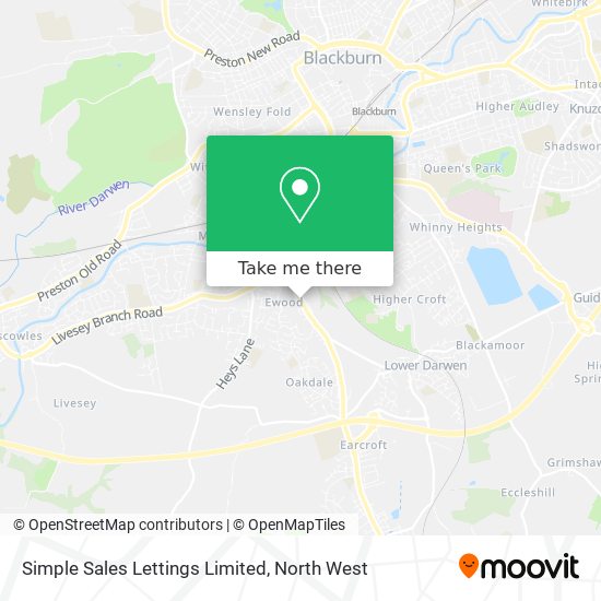 Simple Sales Lettings Limited map