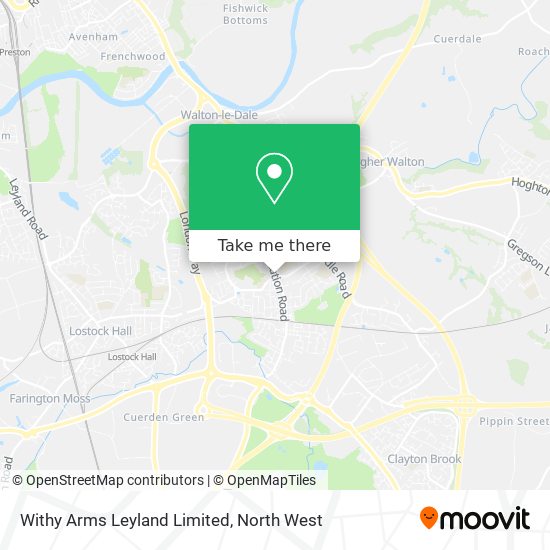 Withy Arms Leyland Limited map
