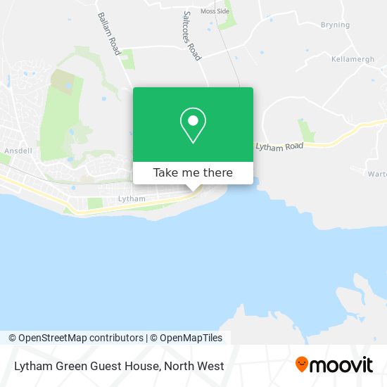 Lytham Green Guest House map
