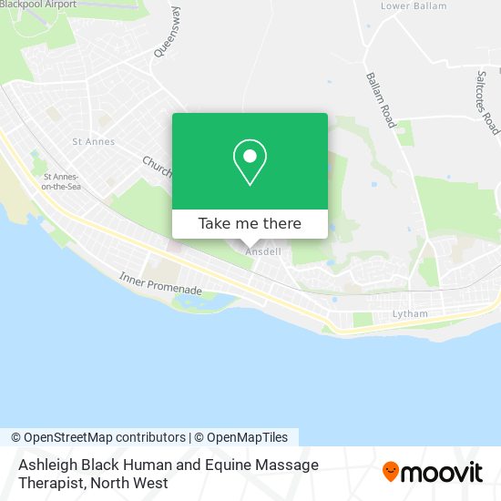 Ashleigh Black Human and Equine Massage Therapist map