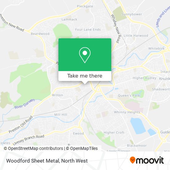 Woodford Sheet Metal map