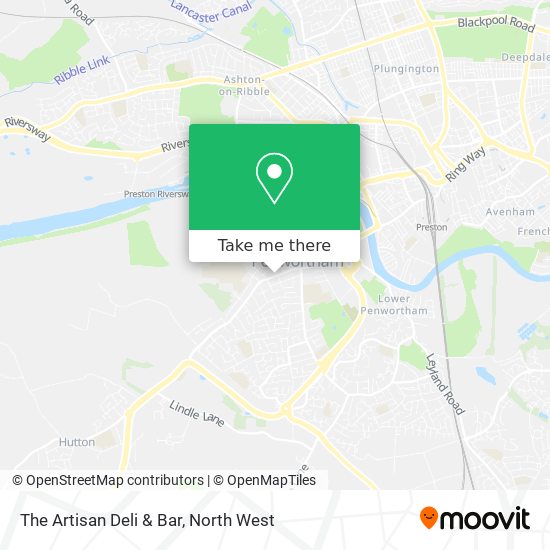 The Artisan Deli & Bar map