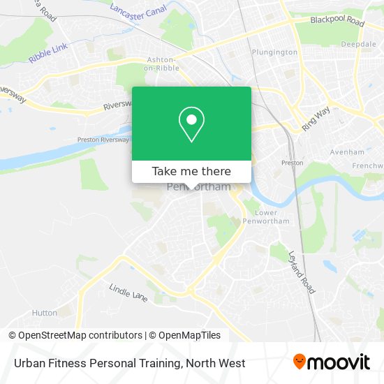 Urban Fitness Personal Training map