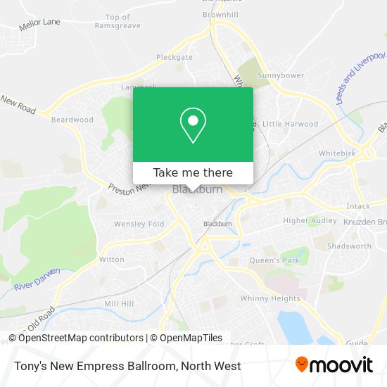 Tony's New Empress Ballroom map
