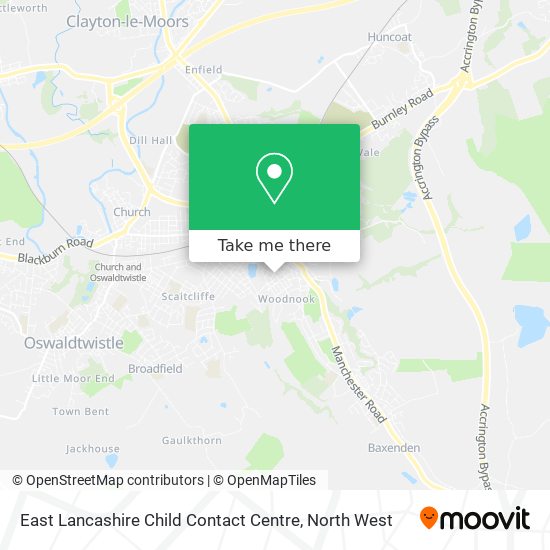 East Lancashire Child Contact Centre map