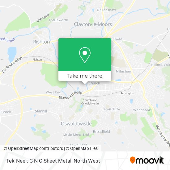 Tek-Neek C N C Sheet Metal map
